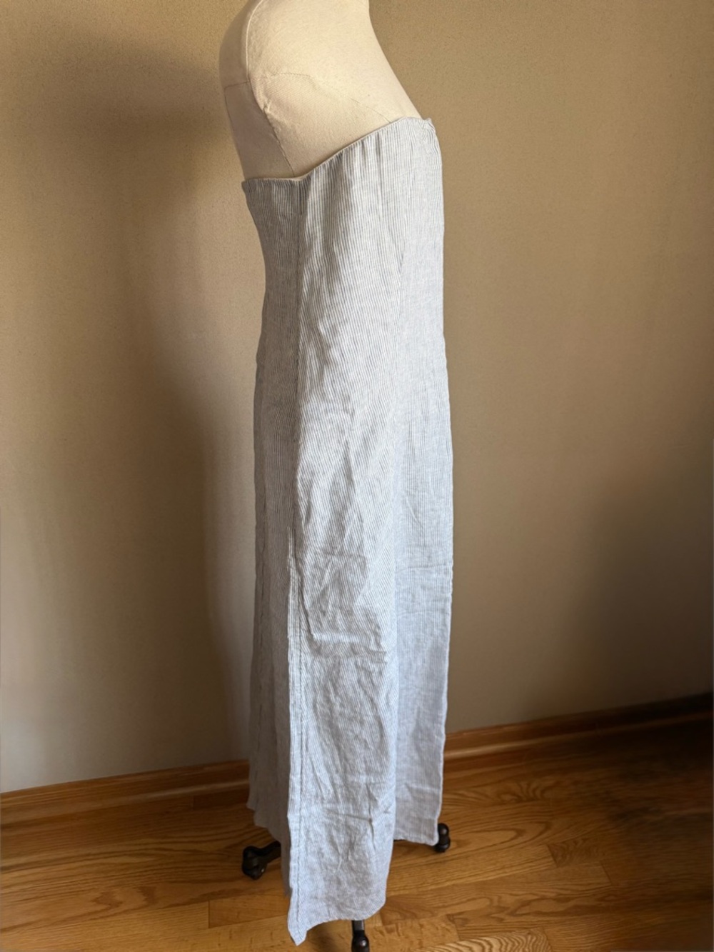 Quince 100% European Linen Strapless Maxi Dress - Picture 4 of 14